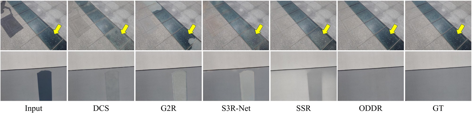 Qualitative comparison on the AISTD benchmark